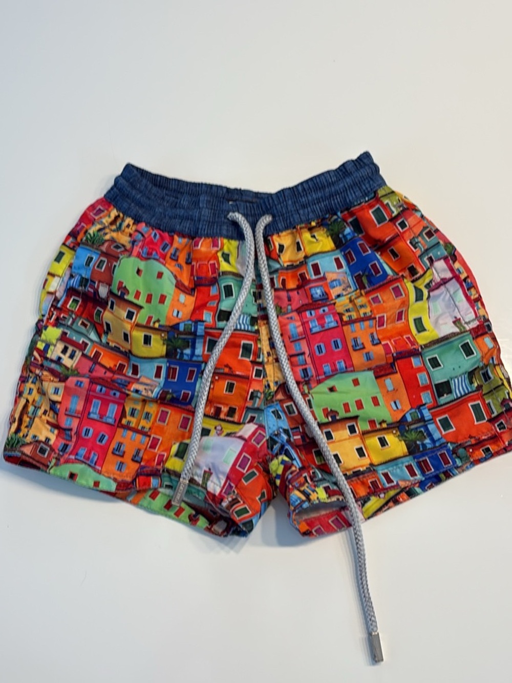 Zeybra Kids Multicolor Printed Drawstring Shorts